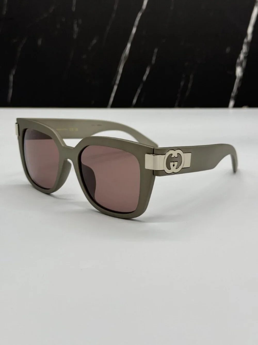 NEW GUCCI GG1690SK 003 GRAY WOMEN SUNGLASSES